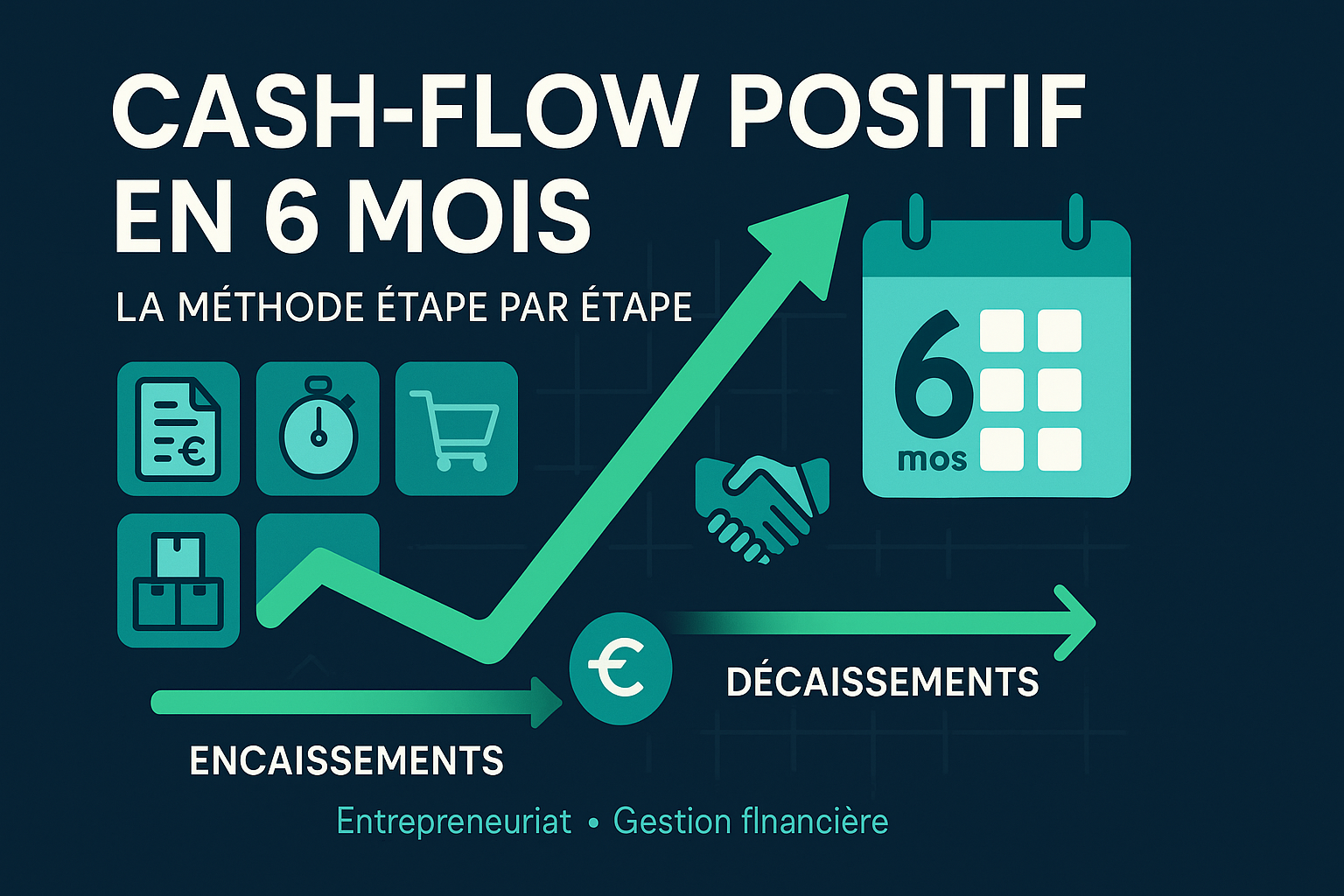 Cash-flow positif en 6 mois : la méthode étape par étape