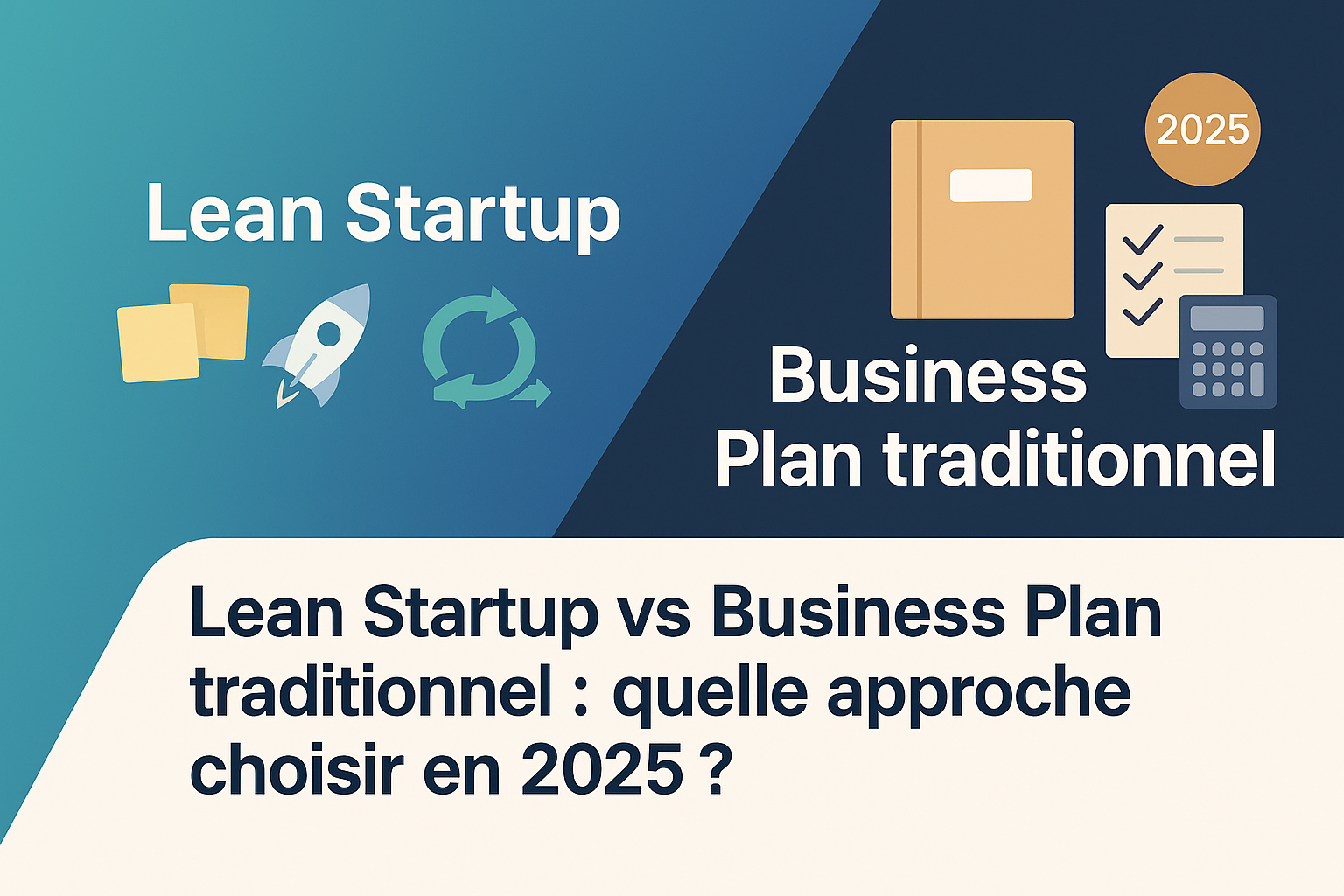 Lean Startup vs Business Plan traditionnel : quelle approche choisir en 2025 ?