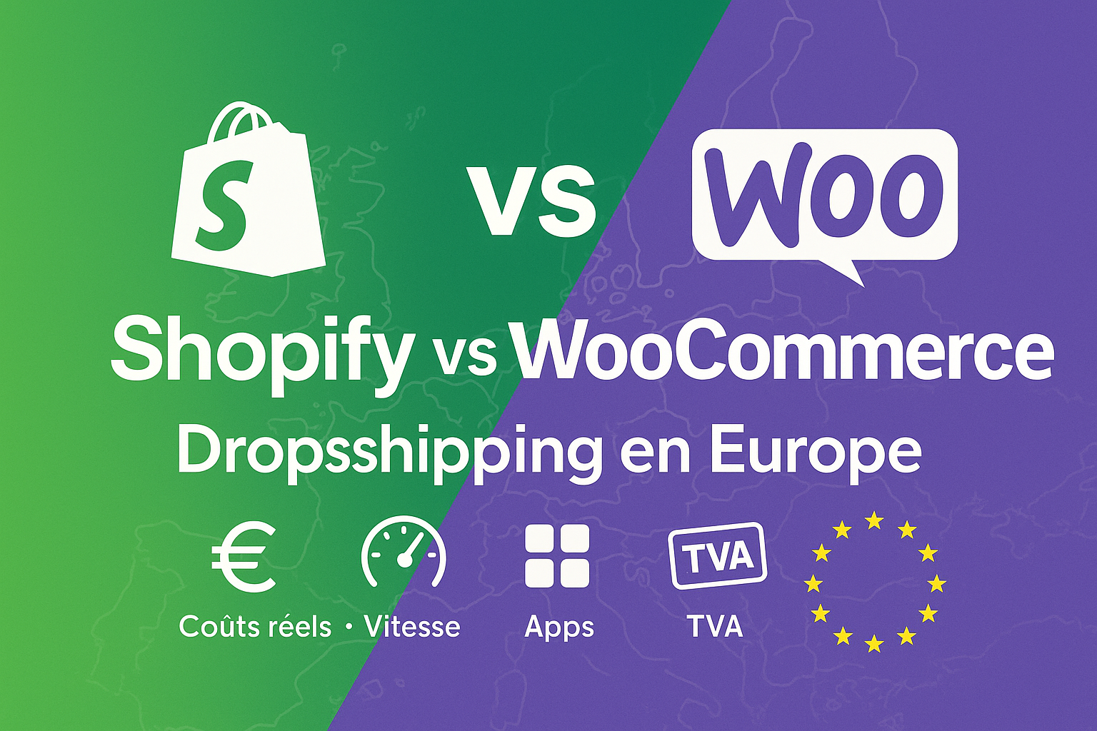 Shopify vs WooCommerce pour le dropshipping en Europe